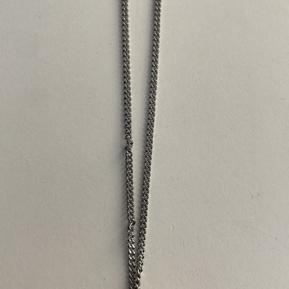 Large Fossil Necklace with Pendant Sterling Silver - Picture 3 of 5